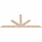 Ekena Millwork Saratoga Smooth Timber Gable Bracket, Douglas Fir, 96"W x 44"H x 1 1/2"D x 5 1/2"F, 11/12 Pitch GBW096X44X0206SAR00SDF - alternate 2